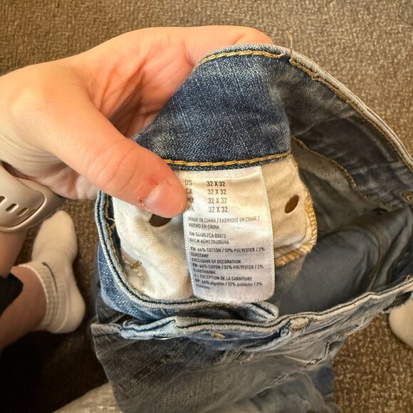 American Eagle Extreme Flex 4 Light Wash Jeans Mens 32x32 - Picture 5 of 5